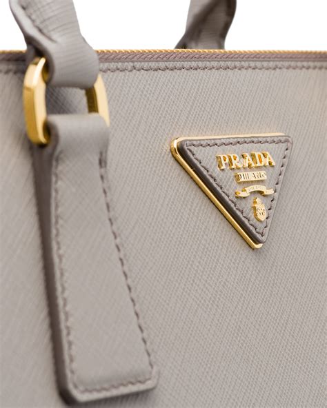 prada saffiano large purse gray|prada adjustable shoulder handbags.